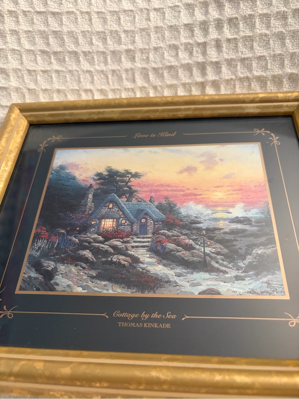 Thomas Kinkade Set Of 2 Framed & Matted Prints in Gold Frames - Picture 6 of 7